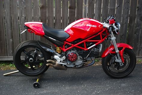 2008 Ducati Monster S2R 1000 Turn down exhaust Ducati Monster 400, Ducati Monster 620, Ducati Monster 1000, Monster Motorcycle, Ducati Monster S2r, Ducati Desmo, Ducati Monster 696, Ducati Monster Custom, Cafe Moto