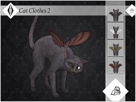 Sims 4 Cat, Sims 4 Halloween Cc, Hot Sims 4 Cc, Goth Bed, Vampire Empire, Sims 4 Halloween, Sim4 Cc, Sims Pets, Cats Accessories