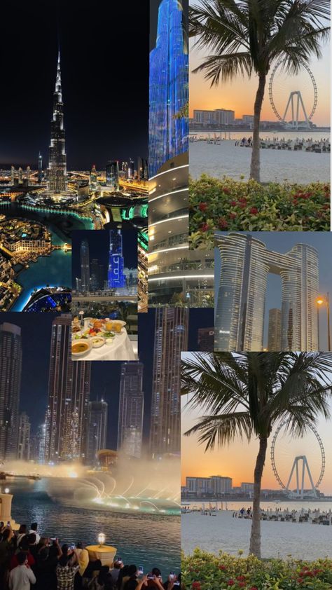 Dubai Aesthetic, Travel Picture Ideas, Vision Board Pictures, Dubai City, Beautiful Collage, Dubai Travel, Aesthetic Collage, Black Wallpaper, Travel Aesthetic