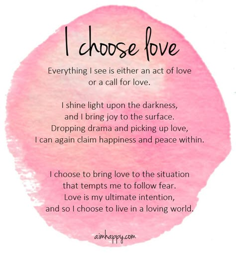 An #Affirmation for Love (That Could Change Your Life) Affirmation For Love, I Choose Love, How To Believe, Daily Mantra, Miracle Morning, Reiki Meditation, Morning Affirmations, Daily Meditation, Choose Love