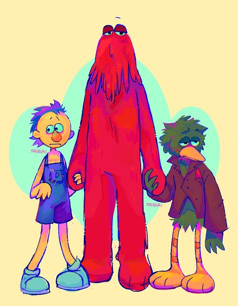 Dhmis Fanart, Don't Hug Me I'm Scared Fanart, Walpapers Cute, Yellow Guy, Red Guy, Dont Hug Me, I'm Scared, I M Scared, Creative Colour