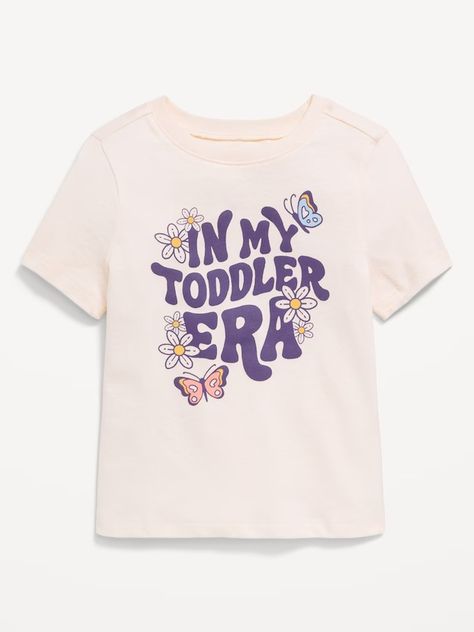 Toddler Girl Tees & Tops | Old Navy Kids Tshirt Ideas, Toddler Girl Shirts, Toddler Girl Tees, Toddler Girl Clothing, Toddler Graphic Tee, Old Navy Toddler Girl, Shirt Design Inspiration, Girls Graphic Tee, Toddler Tees