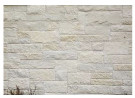 White Hillstone Brick, Slurried Stone Exterior, Austin Stone Exterior, Lime Slurry Stone Exterior, White Stone Texture Wall Exterior, Austin White, Faux Stone Panels Exterior Lowe's, Austin Stone, Cream Stone