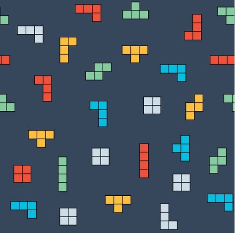 Tetris Aesthetic, Tetris Wallpaper, Tetris Pattern, Poker Illustration, Tetris Art, Tetris Blocks, Tetris Design, Video Game Pattern, Charity Poster