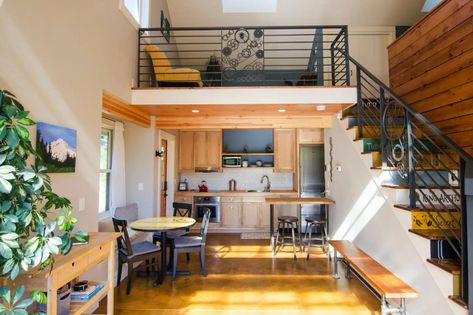 Building an ADU with a Loft - Maxable Adu Interior Design, Adu Interior, Shed Guest House, Flat Design Ideas, Ocean City Md, Flat Ideas, Sleeping Loft, Bike Shed, Granny Flat