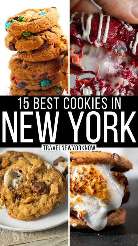 15 Best Cookies in NYC + Secret Expert Tips Chunky New York Cookies, New York Style Cookies Recipe, Nyc Cookies Recipe, New York Style Cookie Recipe, Ny Style Cookies Recipe, Nyc Style Cookies, Nyc Cookie Recipe, Ny Cookies Recipe, New York Cookie Recipe