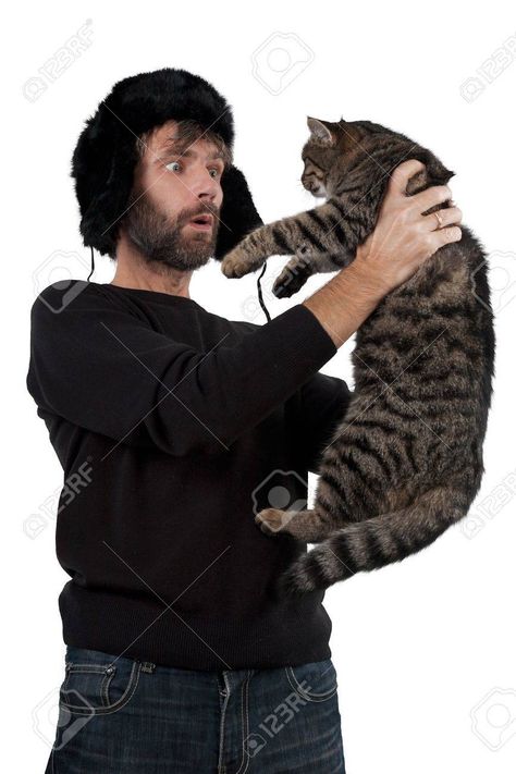 Man Holding Cat, Men With Cats, Body Tutorial, Cat Images, Cat Reference, Cat Stock, Anatomy Poses, Cat Pose, Character Poses