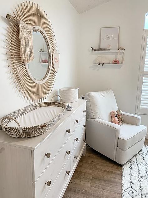 Check out this photo from Tiffany Austine Twin Nursery Room, Nursery Inspiration Neutral, Cozy Baby Room, Girly Nursery, Coastal Nursery, Ideas Habitaciones, Cowgirl Nursery, Minimalist Nursery, Baby Room Neutral