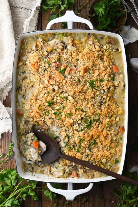 Celery Casserole, Chicken And Wild Rice Casserole, Ritz Cracker Topping, Vegetarian Casseroles, Ground Beef Quinoa, Casseroles Chicken, Easy Corn Casserole, Best Baked Beans, Wild Rice Recipes