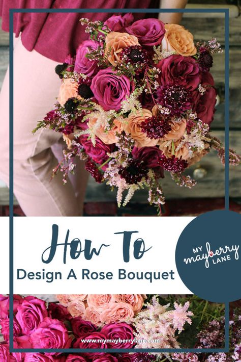 Flower Warehouse, Diy Bridal Bouquet, Rose Bridal Bouquet, Making A Bouquet, Rose Wedding Bouquet, Diy Bridal, Diy Wedding Bouquet, Diy Wedding Flowers, Diy Brides