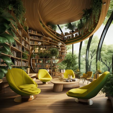 Solar Punk Concept Art, Solar Punk Interior Design, Solar Punk House, Solar Punk Architecture, Punk Aesthetic Room, Solar Punk Aesthetic, Eco Futurism, Punk Bedroom, Punk House