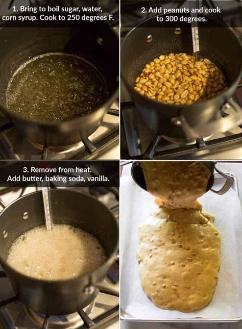 Easy Homemade Peanut Brittle - Tastes Better from Scratch Homemade Peanut Brittle, Nut Clusters, Peanut Brittle Recipe, Tastes Better From Scratch, Classic Peanut Butter Cookies, Brittle Recipes, Oatmeal Cake, Homemade Syrup, Candy Recipes Homemade