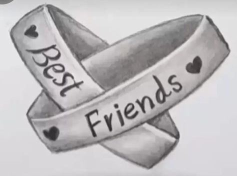 Best Friend Drawing Sketches, Friendship Sketches, Cute Best Friend Drawings, Pencil Sketches Easy, Friends Sketch, Pencil Drawing Images, Drawings For Boyfriend, Best Friend Drawings, Easy Mandala Drawing