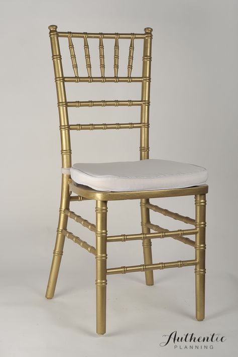 Gold Tiffany chair with white cushion Golden Chair, Tiffany Chair, Gold Tiffany, January 2025, White Cushions, 18th Birthday, Decor Items, Beautiful Decor, Dining Chairs