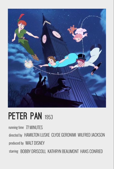 Peter Pan Minimalist Poster, Peter Pan Movie Poster, Pan Movie Poster, Peter Pan Anime, Peter Pan Aesthetic, Peter Pan Cartoon, Peter Pan Poster, Peter Pan Wallpaper, Pan Movie