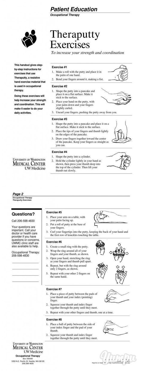 Theraputty Exercises, Chesty Cough, Hand Strengthening, Occupational Therapy Assistant, Occupational Therapy Activities, Pediatric Occupational Therapy, Hand Exercises, Physical Disabilities, Patient Education