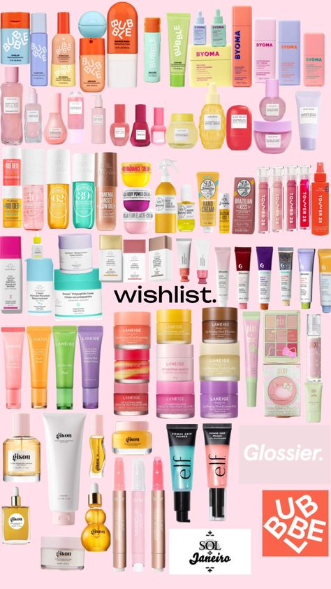 My wishlist @itzghosyface 🤑🤑 if this shuffle gets 60 likes , I will reveal how much this costs!! 👻 Summer Bag Essentials, Skin Care List, Makeup Beauty Room, Preppy Accessories, Sephora Skin Care, Makeup Help, Basic Skin Care Routine, Perfect Skin Care Routine, Eye Makeup Designs