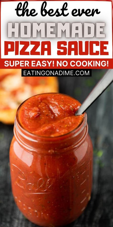 Pizza Sauce Crushed Tomatoes, Tomato Sauce For Pizza Base, Kraft Pizza Sauce Recipe, Pizza Sauce Canned Tomatoes, Recipe Pizza Sauce, No Cook Pizza Sauce Recipe, Homemade Pizza Sauce Canned Tomatoes, How To Make Pizza Sauce Homemade, Pizza Sauce From Canned Tomatoes