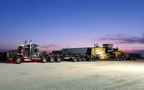 Kempo Karate, Heavy Haul Trucks, Kenworth T800, Truck Images, Heavy Haul, 20 Wheels, Oil Field, Custom Big Rigs, Large Truck