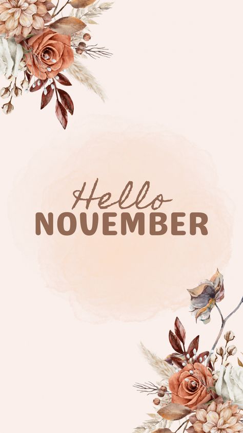 Hello November Wallpaper Iphone, Pink November Wallpaper, Welcome November Images, Hello November Images, Hello November Wallpaper, Hello Novembre, November Wallpapers, Filofax Diy, November Backgrounds