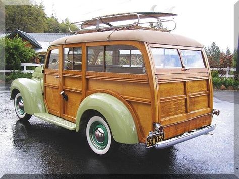 1941 International Woody Wagon for Sale | ClassicCars.com | CC-629860 Woody Car, Willys Wagon, Surf Rods, Wagons For Sale, Wagon Cars, Woody Wagon, Old Vintage Cars, Vw Vans, Old Vehicles