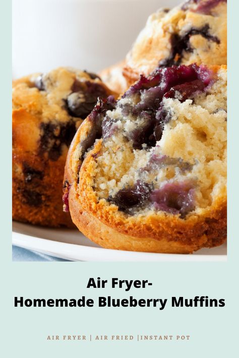 Blueberry Power Muffins, Power Muffins, Homemade Blueberry Muffins, Muffins Breakfast, Air Fryer Oven Recipes, Muffin Recipes Blueberry, Family Eating, Air Fryer Recipes Easy, Air Fryer Recipes Healthy