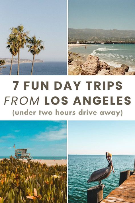 7 Best Day Trips From Los Angeles (All Under 2 Hours Drive Away) » America From The Road Day Trip From Los Angeles, Los Angeles Nature, Day Trips From Los Angeles, Los Angeles Hikes, Los Angeles Day Trips, Los Angeles Road Trip, Pch Road Trip, Los Angeles Travel Guide, Hikes In Los Angeles