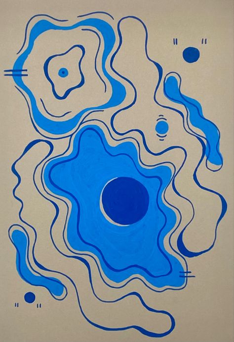 abstract art, shapes, blue, posca marker Art Markers Drawing, Posca Marker, Psychadelic Art, Posca Art, Drawing Studies, Marker Drawing, Ap Art, Marker Art, Funky Art