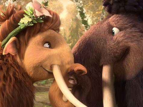 I now pronounce you mates for life Ice Age Matching Pfp, Ice Age Wallpaper, Ice Age Manny And Ellie, Diego And Shira Ice Age Cubs, Ice Age Sid, Ice Age Collision Course, Ice Games, Ice Age Movies, Blue Sky Studios