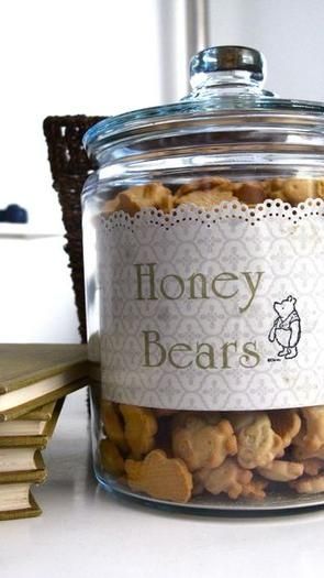 Teddy Grahams, Winnie The Pooh Themes, Disney Baby Shower, Winnie The Pooh Birthday, Pooh Baby, Baby Shower Inspiration, Teddy Bear Baby Shower, Fiesta Baby Shower, Shower Food