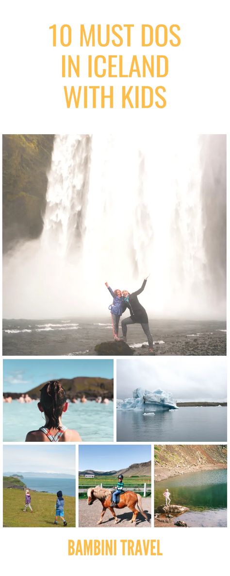 10 Must Dos in Iceland with Kids – Bambini Travel Iceland With Kids, Iceland Resorts, Iceland Hiking, Iceland Vacation, Travel Iceland, Iceland Trip, Iceland Travel Guide, Maps For Kids, Hiking With Kids