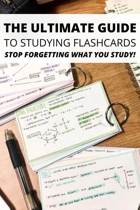 This is the ultimate guide to studying flashcards to help you stop forgetting what you study with scientifically backed methods for memory retention! What Are Flashcards, Leitner Study Method, Memory Retention Tips, Leitner Method, Self Study Schedule, Studying Flashcards, Flashcards Revision, How I Take Notes, Memory Retention