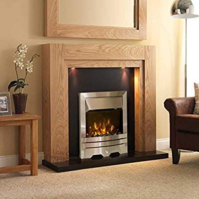 Modern Chimney, Wooden Fire Surrounds, Led Fireplace, Diy Fireplace Mantle, Wooden Fireplace Surround, Granite Hearth, Electric Fireplace Suites, Best Electric Fireplace, Wall Fires