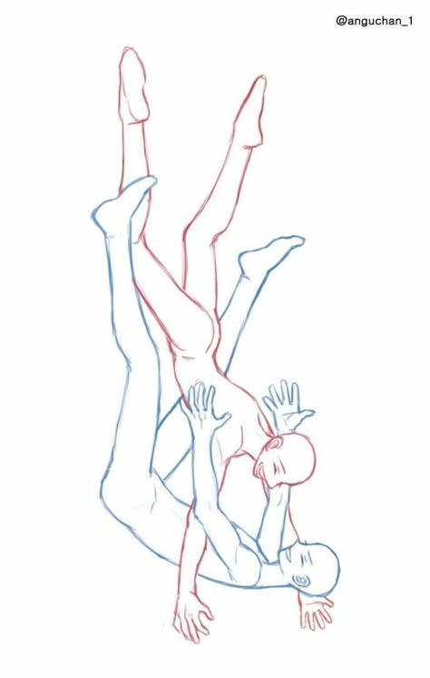 Two People Falling Drawing Reference, Hot Pose Drawing Ref, Person Falling Sketch, Standing Behind Someone Pose, Injured Pose Reference Drawing Couple, Enemies To Lovers Art Reference Poses, Pregnant Woman Drawing Reference, Art Base Pose Reference Male, Love Triangle Drawing Base