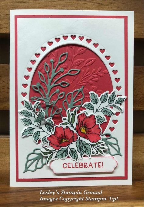 1st November, Red Ink, The Heat, Card Ideas, Stampin Up, Stamp