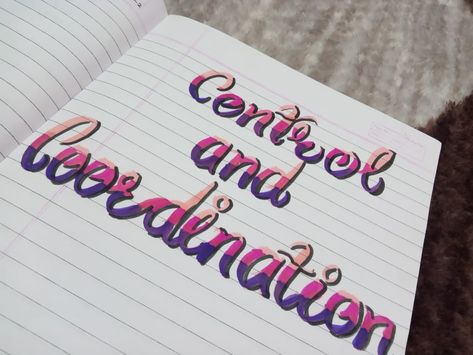 Class 10 control and coordination title Control And Coordination Notes Aesthetic, Control And Coordination Class 10 Notes, Control And Coordination Notes, Chapter Names, Brush Lettering Quotes, Creative Stuff, Class 10, Lettering Quotes, Brush Lettering