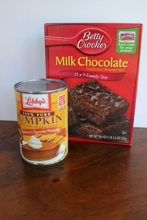 Oh yeah! I’m starting to get a little obsessive about these two ingredient recipies. They are my kind of recipe. Quick, easy, and uses just a few ingredients. Actually, I wanted to make the regular pumpkin muffins (cake mix and pumpkin) but couldn’t find any cake mix. BUT, I did find a package of brownie...Read More Pumpkin Spice Brownies, Cherry Muffins, Pumpkin Muffins Easy, Pumpkin Brownies, Double Chocolate Brownies, Two Ingredient, Ww Desserts, Thanksgiving Meal, Brownie Bites