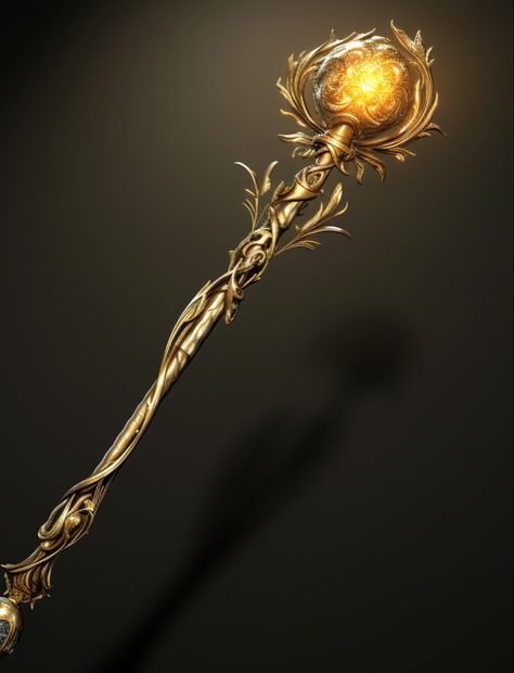 Silver Staff Fantasy Art, Magic Staff Fantasy Art, Magic Staff Aesthetic, Sorcerer Staff Concept Art, Magic Staff Art, Fantasy Scepter, Magic Staff Concept Art, Staff Fantasy Art, Magical Scepter