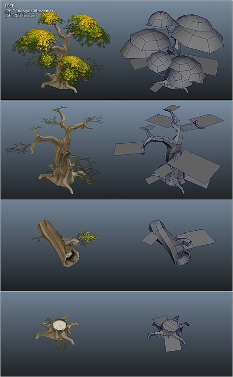 Low Poly Tree Polygon Modeling, Female Warriors, Woman Warrior, Environment Props, 3d Modeling Tutorial, Low Poly Games, 3d Environment, Tree Textures, Eve Online