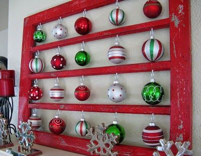 10 Creative Ornament Displays - Housewife Eclectic Ornament Holder, Diy Christmas Ornament, Ornament Display, Navidad Diy, Noel Christmas, Christmas Deco, Decor Items, Christmas Projects, Yule