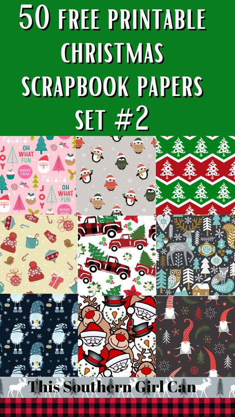 Free Printables Christmas Scrapbook Paper Printable, Christmas Paper Printable Free, Free Christmas Paper Printables, Free Printable Pattern Paper, Free Digital Christmas Paper, Free Christmas Patterns Printables, Free Christmas Digital Paper, Printable Christmas Paper Free, Christmas Backing Papers Free Printable