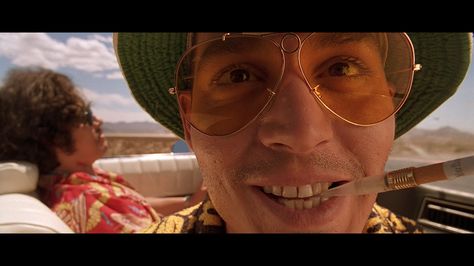 Wide Angle Close-ups Movie Color Palette, Terry Gilliam, Day Lewis, Fear And Loathing, Movie Shots, Film Movie, Movie Scenes, Johnny Depp, Wide Angle