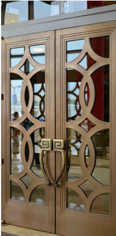 Diy French Doors, Entrance Door Design, Wooden Door Design, Door Design Modern, Door Design Interior, Main Door Design, Front Door Design, Modern Door, French Doors Interior