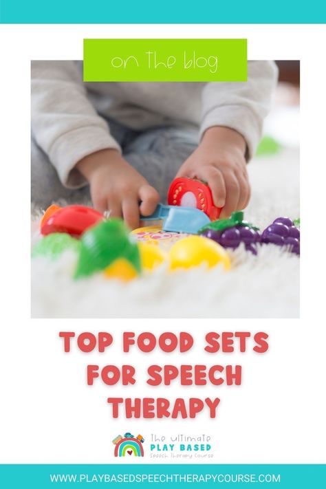 Are you a Speech and Language Pathologist looking for the best play food sets to add to your therapy room? Whether you’re working on pretend play, play skills, or a variety of speech and language goals, we have the perfect list of SLP-approved food sets for speech therapy. Click to Read and learn more about the perfect food sets for toddlers, preschoolers, and early elementary students. Toy Categories, Play Based Activities, Early Intervention Activities, Speech Therapy Activities Preschool, Speech Therapy Crafts, Intervention Activities, Childhood Apraxia Of Speech, Speech Therapy Room, Apraxia Of Speech