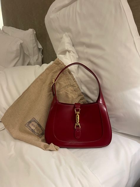 Subtle Designer Bags, Gucci Cherry Bag, Red Wine Outfit, Wine Red Outfit, Wine Red Aesthetic, Red Designer Bag, Dinner Heels, Red Wine Aesthetic, Cherry Red Outfit