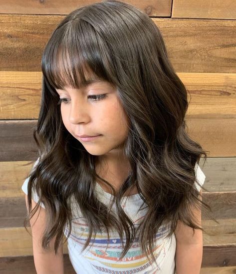 Styling 101: Master the Art of Hair Girls Haircut With Bangs Kids Long, Kid Haircut With Bangs, Kids Haircuts With Bangs, Kids Hair Cuts For Girls Medium, Bangs For Girls Kids Haircuts, Kids Hair Cuts Medium Length, Medium Length Haircut For Girls Kids, Kids Haircuts For Girls Medium, Kids Haircut With Bangs