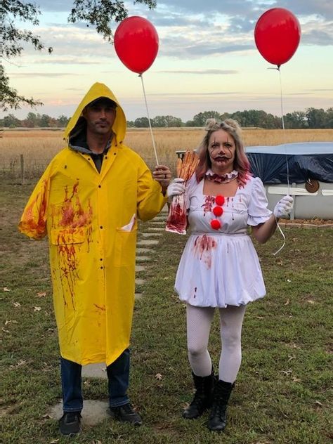 Pennywise Georgie, Unique Halloween Costumes, Unique Halloween, Rain Jacket, Halloween Costumes, Halloween