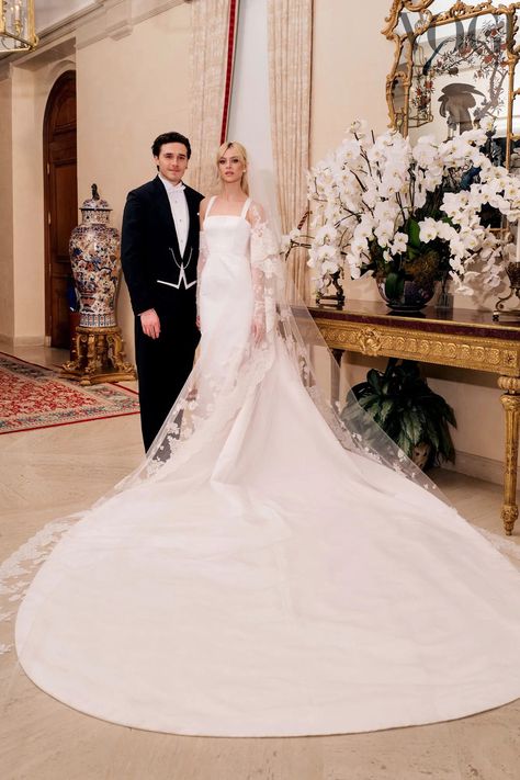 The list includes Amal Clooney, Serena Williams, Cindy Crawford, and more. Nicola Anne Peltz, Beckham Wedding, Valentino Wedding Dress, Venus And Serena Williams, Harper Beckham, Haute Couture Wedding Dress, Nicola Peltz, Best Gowns, Valentino Gowns