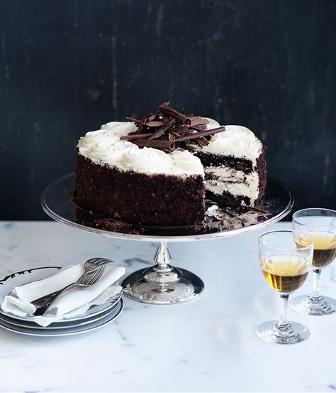 Black Forest cake | Rustic Baking, Black Forest Cake Recipe, Winter Dessert Recipes, German Desserts, Black Forest Cake, Winter Desserts, Forest Cake, Cherry Recipes, Chocolate Shavings