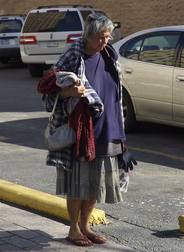 Homeless women | Flickr - Photo Sharing! Homeless Photography, Homeless Woman, Pucci Print, Alice In Wonderland Costume, Wonderland Costumes, Homeless People, Middle Aged Women, Extraordinary Life, Poor People